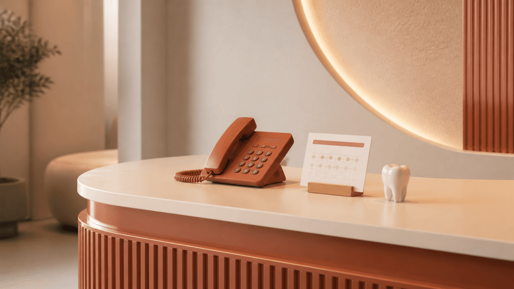 AI receptionist for dentists visual