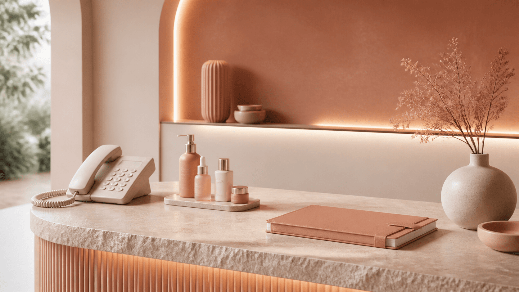 AI receptionist for med spas visual