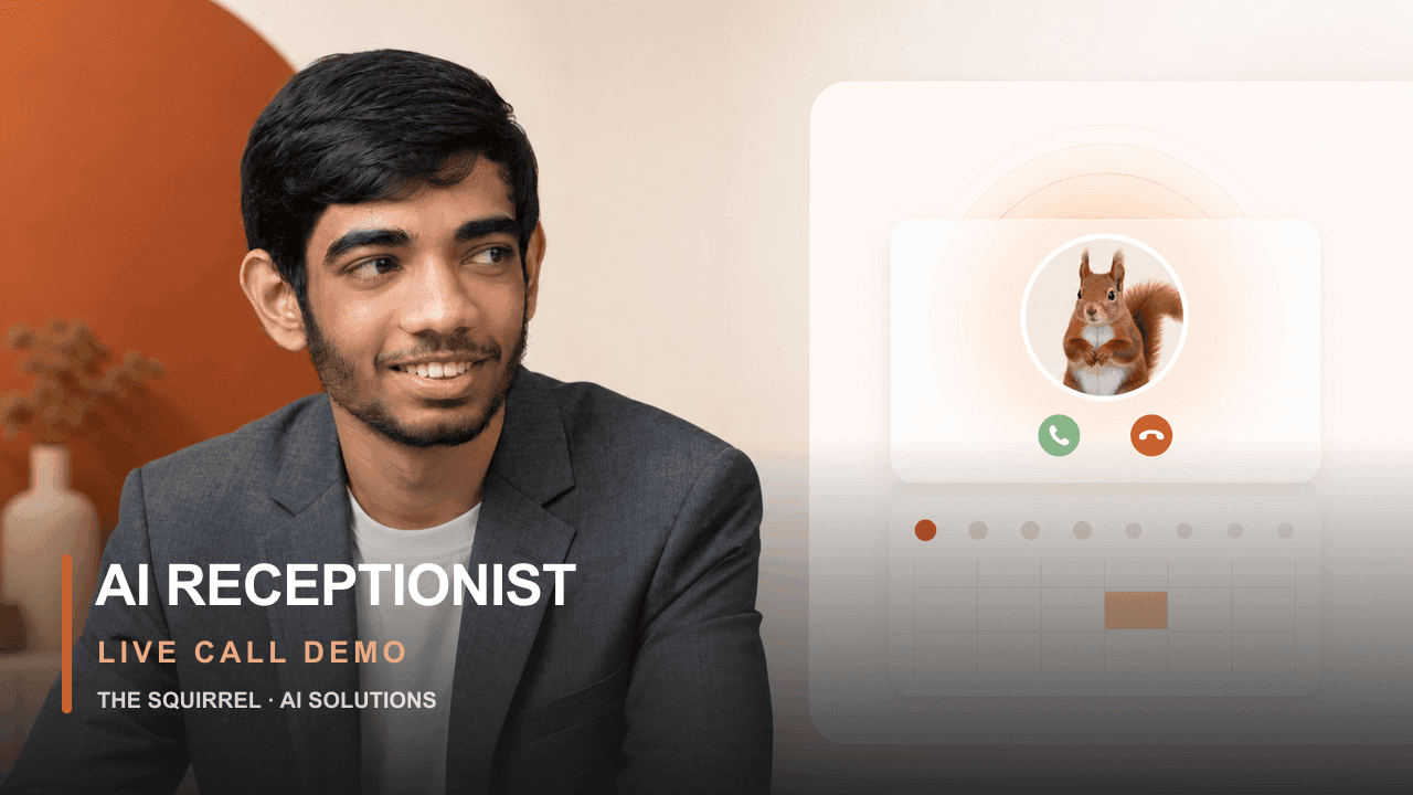 AI receptionist product walkthrough preview