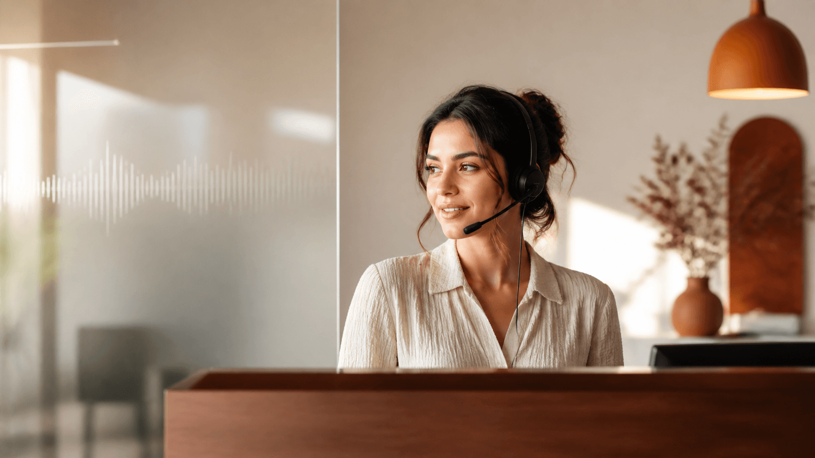 AI receptionist live demo preview